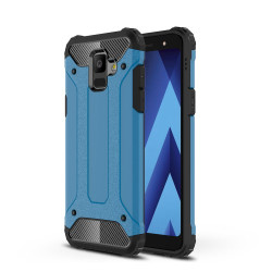 Armor Guard Plastic + TPU Hybrid Protective Shell for Samsung Galaxy A6 (2018) - Baby Blue