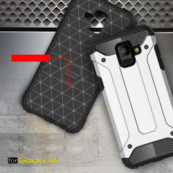 Armor Guard Plastic + TPU Hybrid Phone Case for Samsung Galaxy A6 (2018) - Black