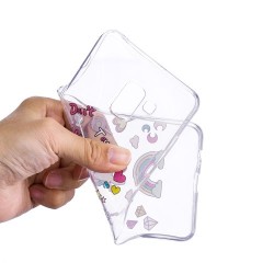 Θήκη Σιλικόνης TPU για Samsung Galaxy A8 (2018) - Μονόκερος