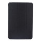 Silk Texture Tri-fold Stand Smart Awakening Leather Case for iPad 9.7 (2018) / 9.7 (2017) - Black Apple Cases Tablet