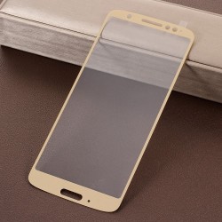 Σκληρυμένο Γυαλί (Tempered Glass) Προστασίας Οθόνης Πλήρης Κάλυψης για Motorola Moto G6 - Χρυσαφί Σκληρυμένο Γυαλί (Tempered Glass) Προστασίας Οθόνης Πλήρης Κάλυψης για Motorola Moto G6 - Χρυσαφί