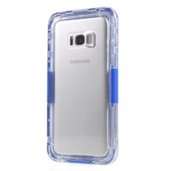 IP68 Αδιάβροχη Θήκη για Καταδύσεις μέχρι 3 Μέτρα για Samsung Galaxy S8 Plus SM-G955 - Μπλε Samsung Θήκες Κινητών