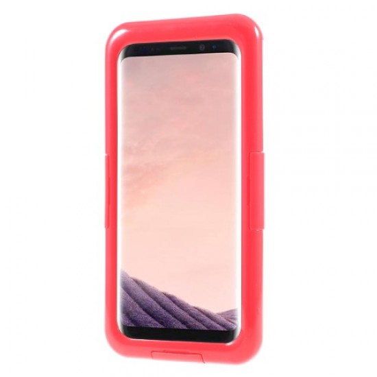 Neoprene + Plastic Waterproof Protective Case (IP68) for Samsung Galaxy S8 Plus SM-G955 - Red Samsung Cases Mobile