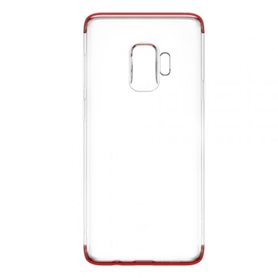 BASEUS for Samsung Galaxy S9 SM-G960 Armor Hybrid Phone Protective Cover (PC+TPU) - Red Samsung Cases Mobile