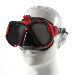 Μάσκα Κατάδυσης με Προσαρμογέα για Κάμερες όπως GoPro Xiaomi Yi Camera SJ4000 και παρόμοιες (να διαθέτουν την ίδια βάση) - Μαύρο/Κόκκινο Μάσκα Κατάδυσης με Προσαρμογέα για Κάμερες όπως GoPro Xiaomi Yi Camera SJ4000 και παρόμοιες (να διαθέτουν την ίδια βάση) - Μαύρο/Κόκκινο