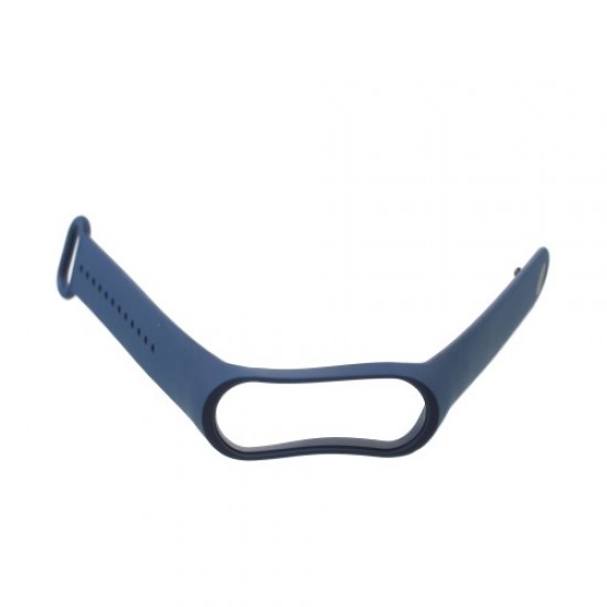 Soft TPU Wrist Band Replacement for Xiaomi Mi Band 3 - Black Blue Gadgets - Toys - Hobby