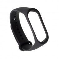 Flexible TPU Wristband Bracelet Replacement for Xiaomi Mi Band 3 - Black