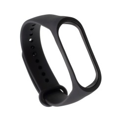 Μπρασελέ Σιλικόνης για το Xiaomi Mi Band 3 / 4 - Μαύρο