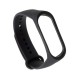 Flexible TPU Wristband Bracelet Replacement for Xiaomi Mi Band 3 - Black Gadgets - Toys - Hobby