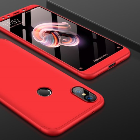 GKK Detachable 3-piece Matte Hard Mobile Case for Xiaomi Redmi Mi A2 / 6X - Red XIAOMI Cases Mobile