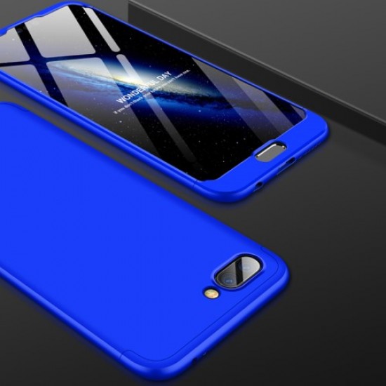 GKK Detachable 3-Piece Frosted Plastic Hard Case for Huawei Honor 10 - Blue Huawei Cases Mobile
