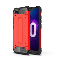 Tough Armor Υβριδική Θήκη Σιλικόνης TPU σε Συνδυαμό με Πλαστικό για Huawei Honor 10 - Κόκκινο
