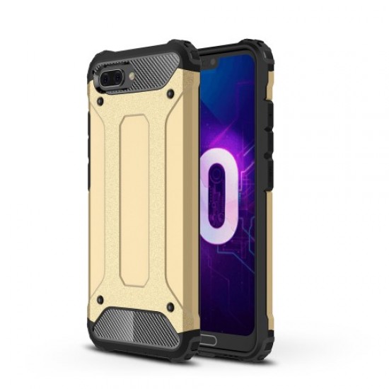 Armor Guard Plastic + TPU Combo Phone Case for Huawei Honor 10 - Gold Huawei Cases Mobile