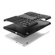 Tyre Pattern Kickstand PC + TPU Hybrid Cover for Huawei MediaPad T3 10 (9.6inch) - Black Huawei Cases Mobile