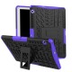 Tyre Pattern Kickstand PC + TPU Phone Accessory Case for Huawei MediaPad T3 10 (9.6inch) - Purple Huawei Cases Mobile