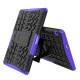 Tyre Pattern Kickstand PC + TPU Phone Accessory Case for Huawei MediaPad T3 10 (9.6inch) - Purple Huawei Cases Mobile