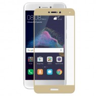 HAT PRINCE 0.26mm 9H 2.5D Arc Edge Complete Coverage Tempered Glass Screen Protector Guard Film for Huawei P8 Lite (2017) / Honor 8 Lite - Gold