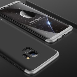 GKK Detachable Matte PC All-wrapped Back Shell for Samsung Galaxy S9 - Black + Silver GKK Detachable Matte PC All-wrapped Back Shell for Samsung Galaxy S9 - Black + Silver