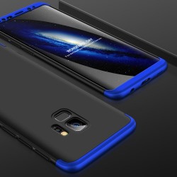 GKK Detachable Matte PC All-wrapped Mobile Casing for Samsung Galaxy S9 - Black + Blue GKK Detachable Matte PC All-wrapped Mobile Casing for Samsung Galaxy S9 - Black + Blue