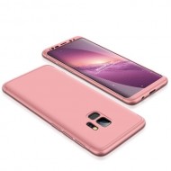 GKK Detachable Matte PC All-wrapped Back Cover for Samsung Galaxy S9 - Rose Gold