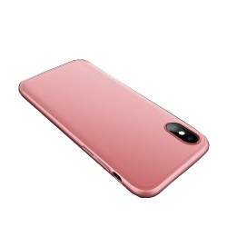 GKK Detachable All-wrapped Matte PC Mobile Phone Cover + Tempered Glass Protector Film for iPhone X - Rose Gold GKK Detachable All-wrapped Matte PC Mobile Phone Cover + Tempered Glass Protector Film for iPhone X - Rose Gold