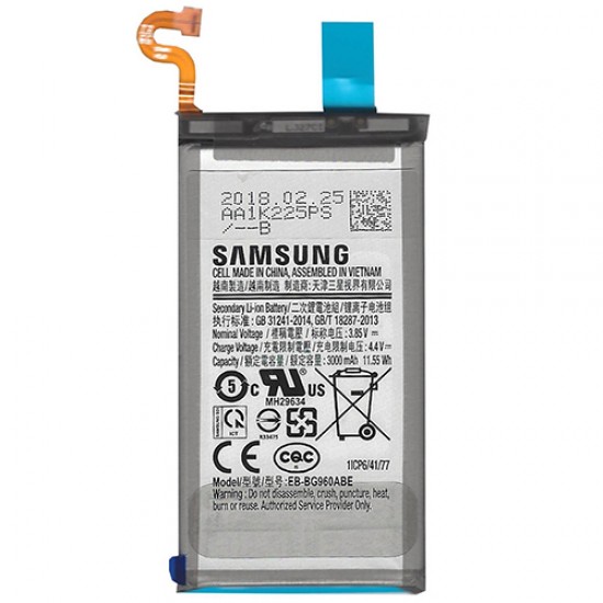 Original Battery EB-BG960ABE 3000 mAh, Li-ion for Samsung Galaxy S9 G960 Samsung Parts
