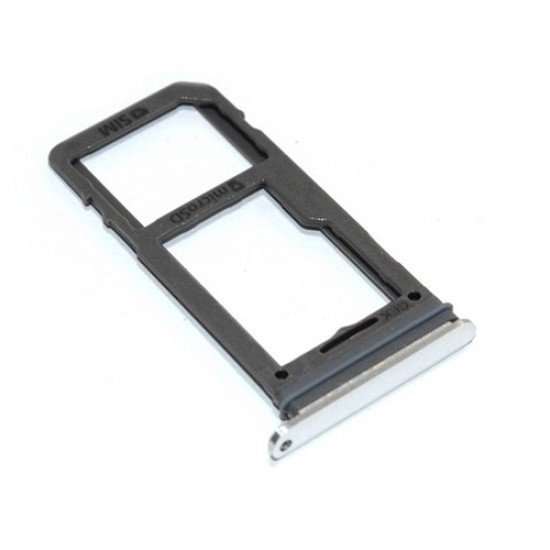 Original Sim Card Tray for Samsung Galaxy S8+ G955 - Silver (GH98-41557B) Samsung Parts
