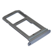 Original Sim Card Tray for Samsung Galaxy S7 Edge G935 - Black (GH98-38787A)