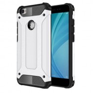 Armor Guard Plastic + TPU Hybrid Cover for Xiaomi Redmi Note 55A Prime / Y1 (India) - White