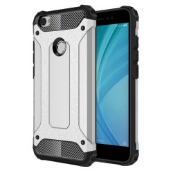 Tough Armor Υβριδική Θήκη Σιλικόνης TPU σε Συνδυαμό με Πλαστικό για Xiaomi Redmi Note 5A Prime / Y1 - Ασημί