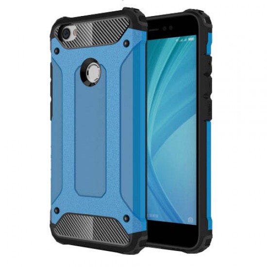 Armor Guard Plastic + TPU Combo Case for Xiaomi Redmi Note 5A Prime / Y1 (India) - Baby Blue XIAOMI Cases Mobile