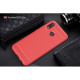 For Huawei P20 Lite / Nova 3e Carbon Fiber Texture Brushed TPU Mobile Case - Red Huawei Cases Mobile