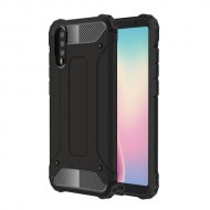 Armor Guard Plastic + TPU Hybrid Case for Huawei P20 - Black
