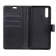 Litchi Skin Leather Wallet Case for Huawei P20 - Black Huawei Cases Mobile