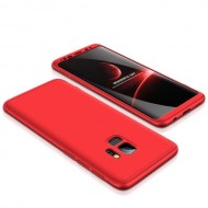 GKK Detachable Matte PC All-wrapped Phone Shell for Samsung Galaxy S9 - Red