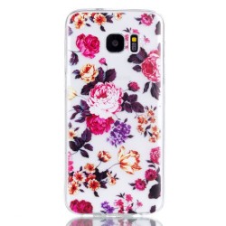 Θήκη Σιλικόνης TPU για Samsung Galaxy S7 edge SM-G935 - Πολύχρωμα Λουλούδια