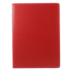 Περιστρεφόμενη Δερμάτινη Θήκη Βιβλίο με Βάση Στήριξης για iPad Pro 12.9 (2017) - Κόκκινο