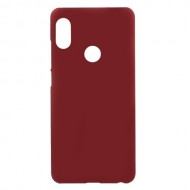 Rubberized Hard Plastic Back Case for Xiaomi Mi A2 / 6X  - Red