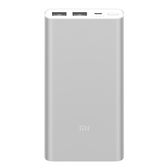 XIAOMI Power Bank 2 10000mAh με 2 Θύρες USB Εξωτερική Μπαταρία για Όλα τα Smarphones και Tablets - Ασημί Εξωτερική Μπαταρία - Power Bank