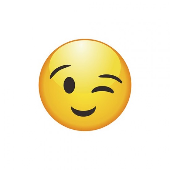 Emoji Pattern Stretchable Phone Finger Grip Desktop Mount for iPhone Samsung Sony Etc - Winking Face Holders & Docks