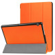 Tri-fold Stand PU Leather Flip Tablet Cover for Huawei MediaPad T3 10 - Orange Huawei Cases Mobile