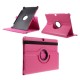 Litchi Skin Leather Cover Case with 360 Degree Rotating Stand for Huawei MediaPad M2 10.0 - Rose Huawei Tablets Case