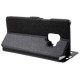 Silk Texture Dual Window Leather Phone Casing for Samsung Galaxy S9 G960 - Black Samsung Cases Mobile