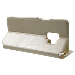 Δερμάτινη Θήκη Βιβλίο Smart Cover (Όψη Μεταξιού) για Samsung Galaxy S9 - Χρυσαφί Δερμάτινη Θήκη Βιβλίο Smart Cover (Όψη Μεταξιού) για Samsung Galaxy S9 - Χρυσαφί