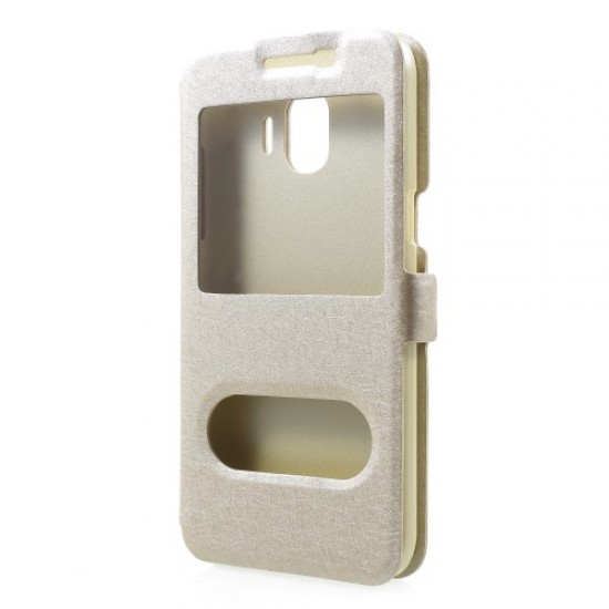 Δερμάτινη Θήκη Βιβλίο Smart Cover για Samsung Galaxy J2 Pro 2018 - Χρυσαφί Samsung Θήκες Κινητών