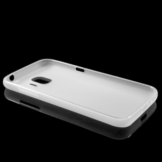 Double-sided Matte TPU Cover for Samsung Galaxy J2 Pro 2018 - White Samsung Cases Mobile