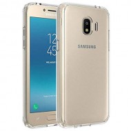For Samsung Galaxy J2 Pro 2018 Clear TPU Cell Phone Case with Non-slip Inner - Transparent