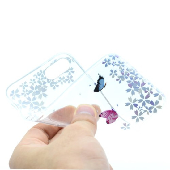 Soft TPU Case for iPhone 8 / 7 - Flowers and Butterflies Apple Cases Mobile