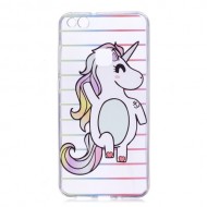 Pattern Printing TPU Protective Case for Huawei P10 Lite - Unicorn Pattern