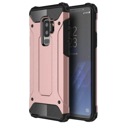 Armor Guard Plastic + TPU Combo Case for Samsung Galaxy S9+ G965 - Rose Gold Samsung Cases Mobile